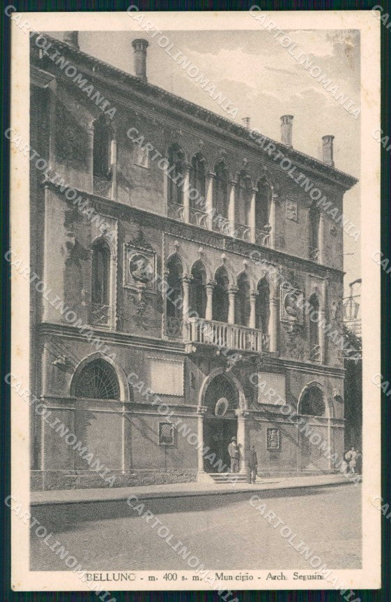 Belluno Città Municipio cartolina RB6154 – fronte