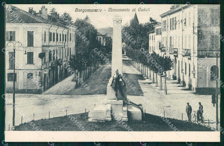 Novara Borgomanero Monumento ai Caduti cartolina RB6172 – fronte