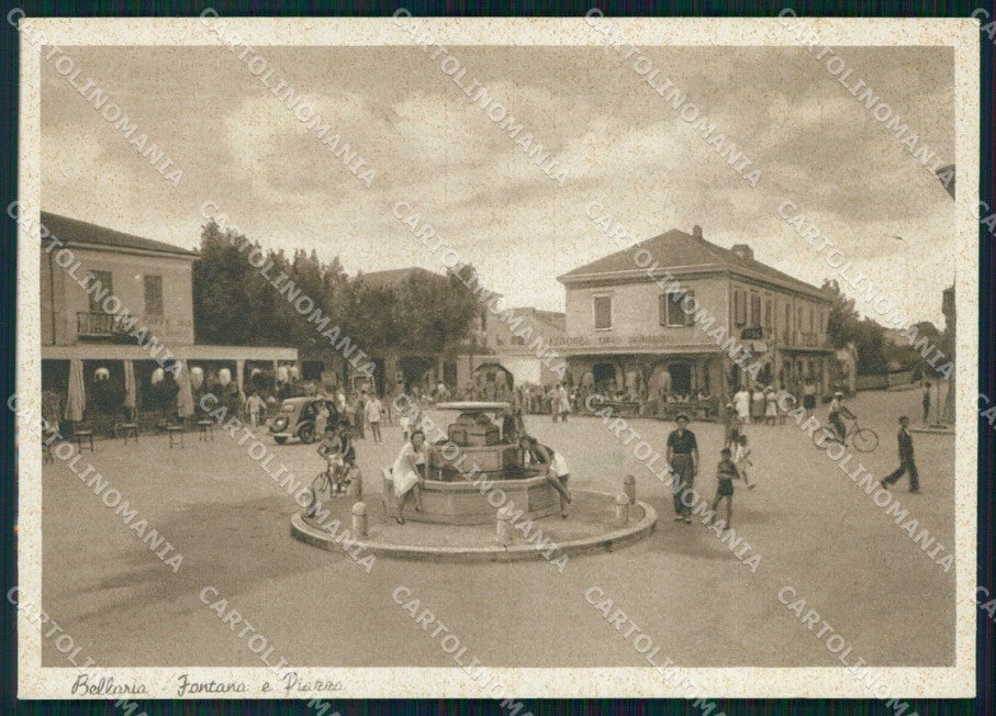 Rimini Bellaria Fontana Piazza FG cartolina RB6173 – fronte