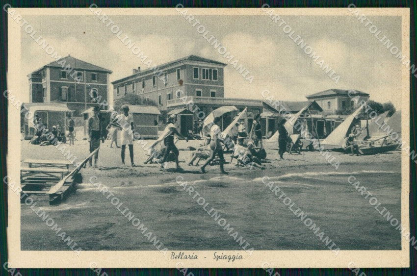 Rimini Bellaria Spiaggia cartolina RB6180 – fronte