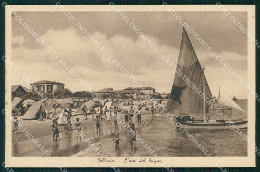 Rimini Bellaria Ora del Bagno cartolina RB6182 – fronte
