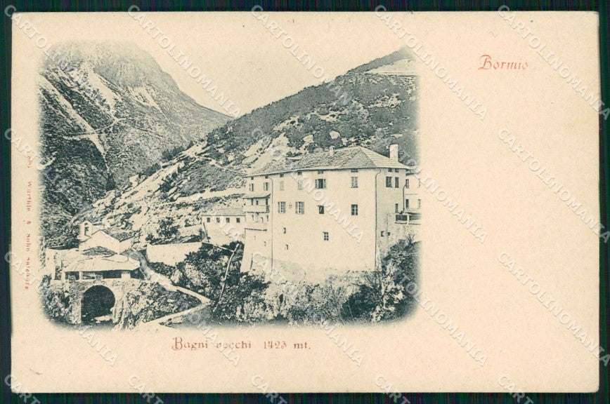 Sondrio Bormio Bagni Vecchi cartolina RB6185 – fronte