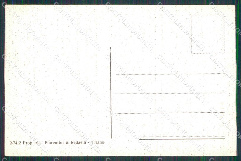 Sondrio Bormio Veduta da Sud Ovest cartolina RB6188 – retro
