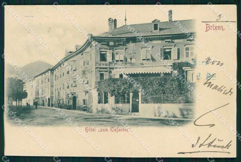Bolzano Bressanone Hotel Zum Elefanten cartolina RB6195 – fronte