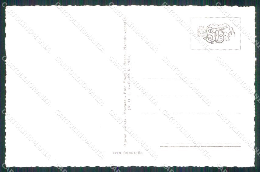 Bolzano Bressanone Palazzo Principe Vescovo Franzl 730 157 Foto cartolina RB6200 – retro