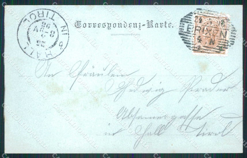 Bolzano Bressanone Saluti da Vicolo Chiaro di Luna cartolina RB6202 – retro