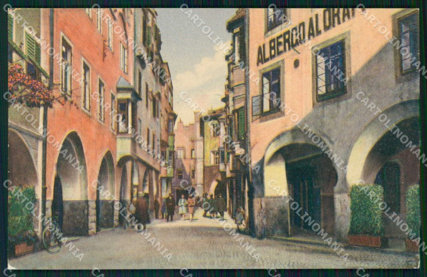 Bolzano Bressanone Portici Albergo Schio cartolina RB6203 – fronte
