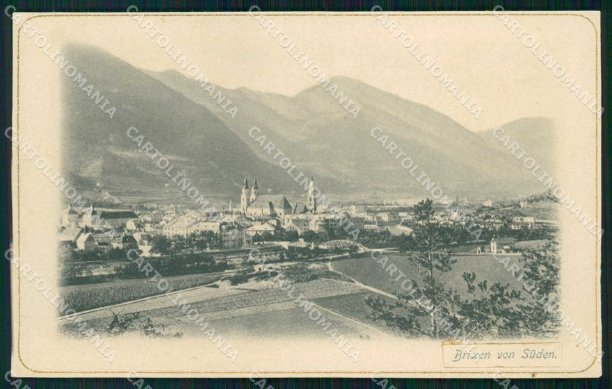 Bolzano Bressanone Veduta Generale Caspar Eder RETRO BIANCO cartolina RB6219 – fronte