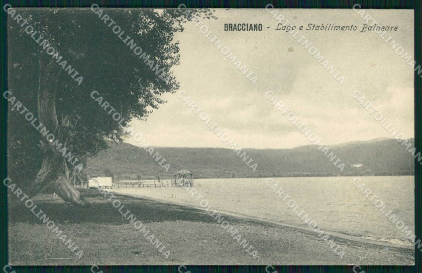 Roma Bracciano Lago Stabilimento Balneare cartolina RB6226 – fronte