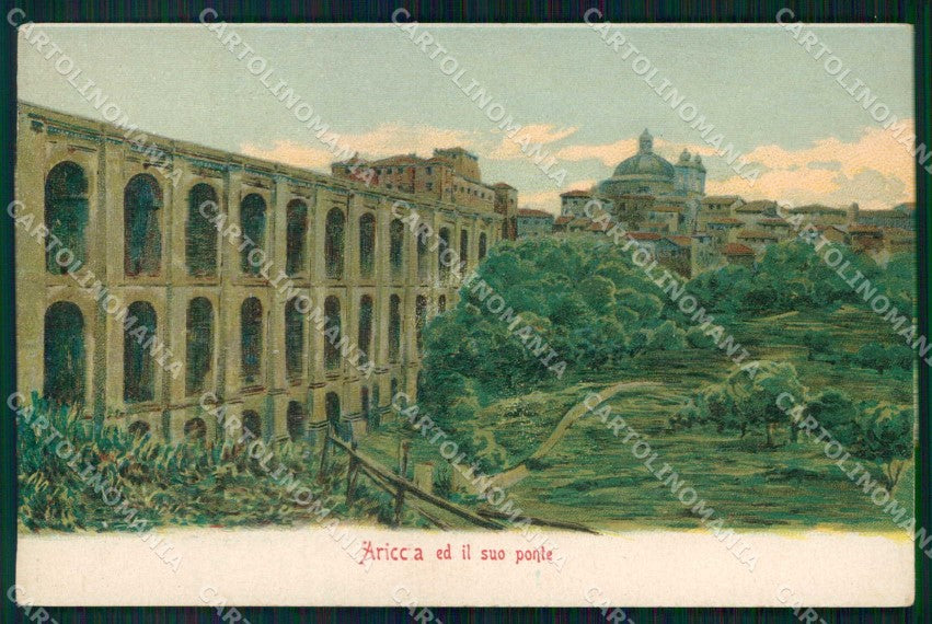 Roma Ariccia Ponte cartolina RB6241 – fronte