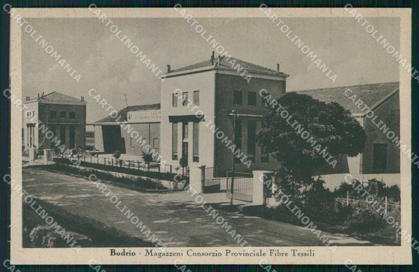 Bologna Budrio Magazzini Consorzio Provinciale Fibre Tessili cartolina RB6243 – fronte