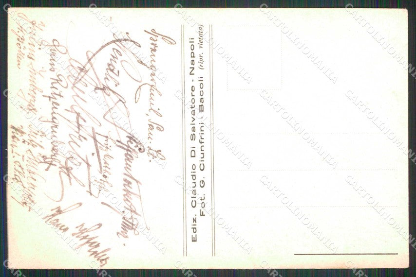 Napoli Bacoli Baia Castello cartolina RB6252 – retro