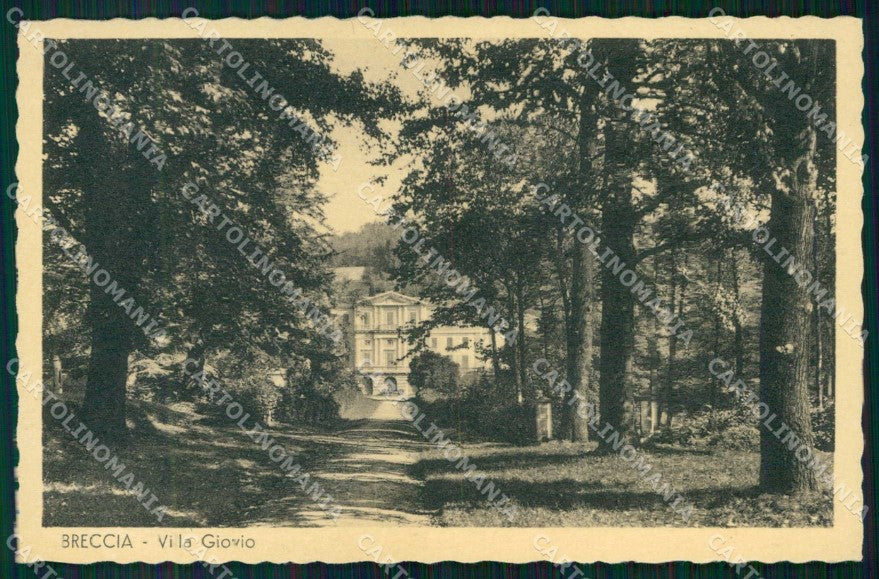 Como Città Breccia Villa Giovio Brunner cartolina RB6258 – fronte