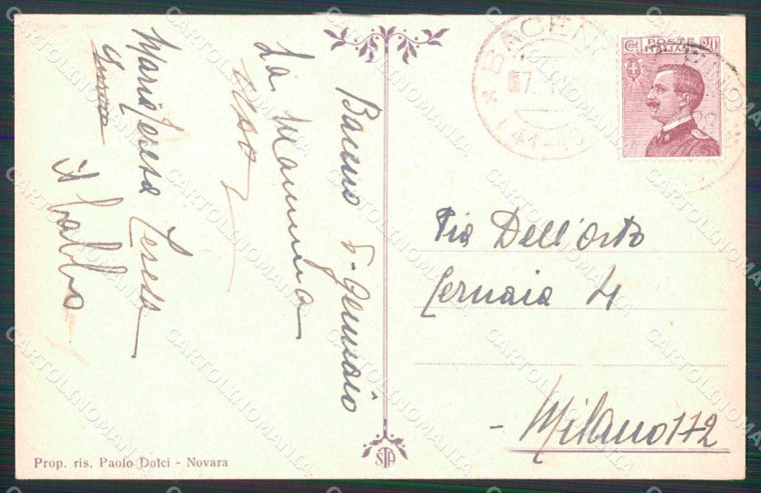 Verbania Baceno Valle Antigorio Chiesa Alterocca cartolina RB6260 – retro
