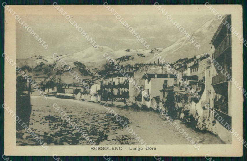 Torino Bussoleno Lungo Dora ABRASA cartolina RB6264 – fronte