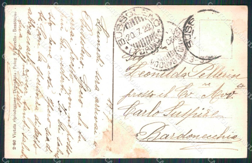 Torino Bussoleno Lungo Dora ABRASA cartolina RB6264 – retro