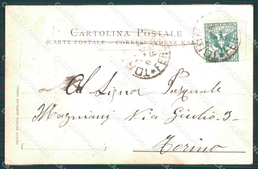 Torino Bussoleno Via del Traforo cartolina RB6265 – retro
