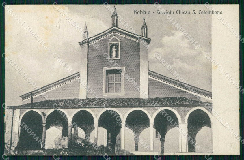 Piacenza Bobbio Facciata Chiesa San Colombano cartolina RB6270 – fronte