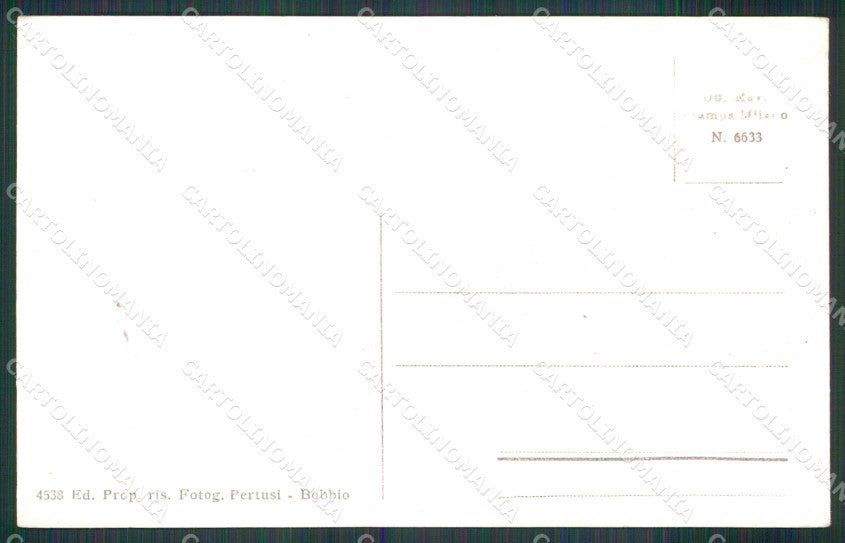 Piacenza Bobbio Ex Monastero San Colombano cartolina RB6271 – retro