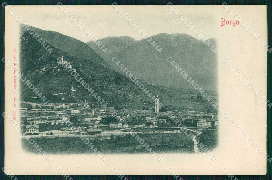 Trento Borgo Valsugana Stengel 5402 cartolina RB6277 – fronte