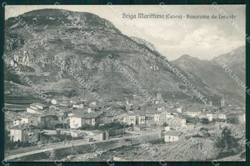 Cuneo Briga Marittima Veduta da Levante cartolina RB6291 – fronte