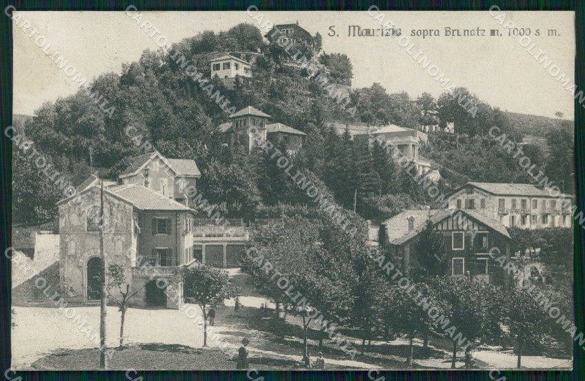 Como Brunate Vista di San Maurizio cartolina RB6294 – fronte