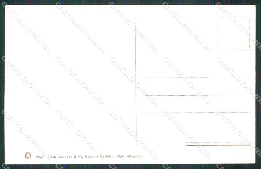 Como Bellagio Lago Villa Giulia Brunner 2041 cartolina RB6306 – retro