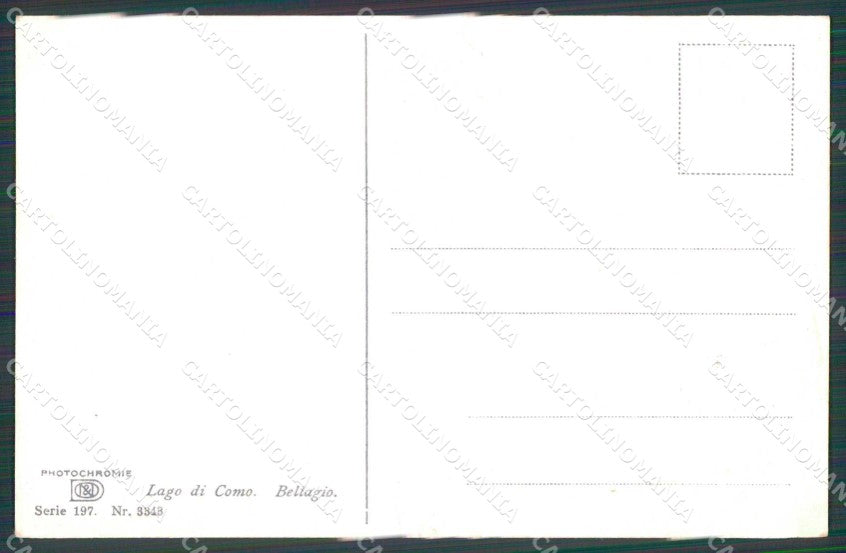 Como Bellagio Veduta del Lago cartolina RB6309 – retro