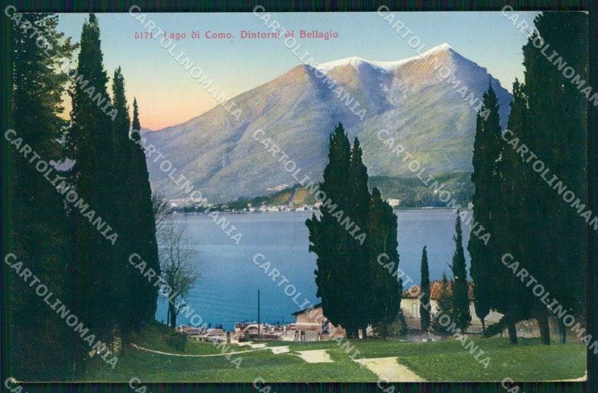 Como Bellagio Lago Bender 5171 cartolina RB6315 – fronte