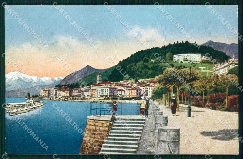 Como Bellagio Lago Piroscafo cartolina RB6321 – fronte