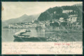 Como Bellagio Lago con Barca Stengel 7037 MACCHIA cartolina RB6322 – fronte