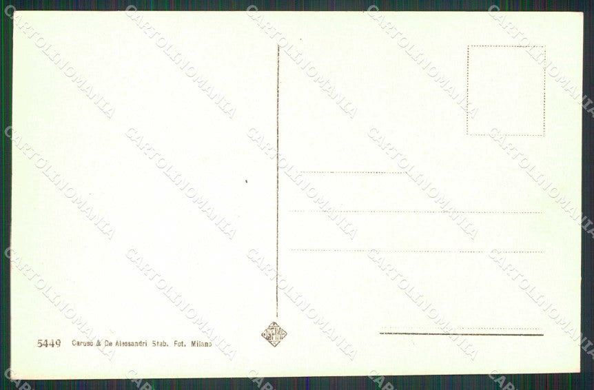 Como Bellagio Viale per Villa Serbelloni cartolina RB6323 – retro