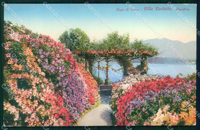 Como Bellagio Villa Carlotta Giardino Brunner 22785 cartolina RB6327 – fronte