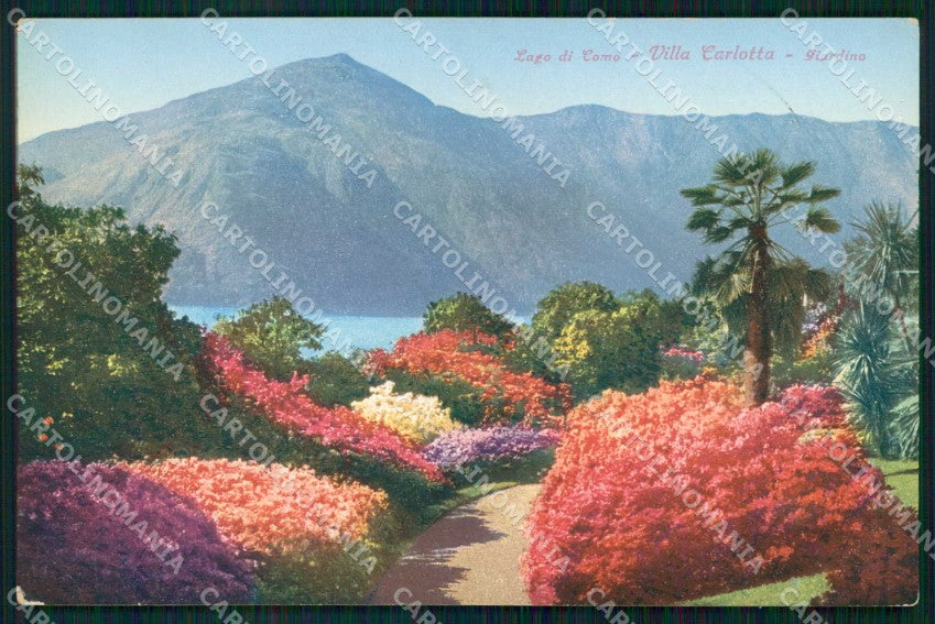 Como Bellagio Villa Carlotta Giardino Brunner 110 93 cartolina RB6328 – fronte