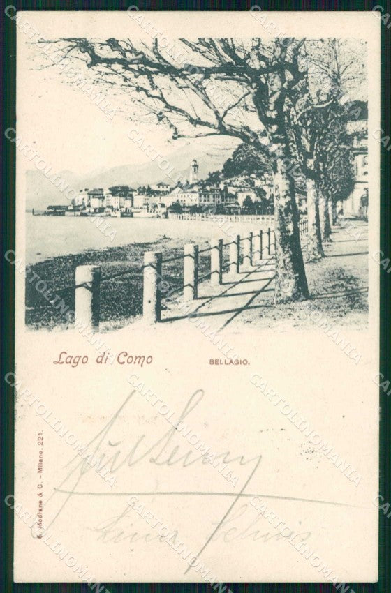 Como Bellagio Lago Modiano 221 cartolina RB6329 – fronte
