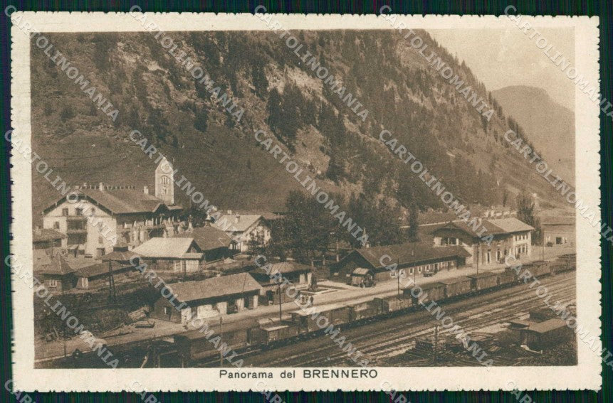 Bolzano Brennero Veduta Generale Treno cartolina RB6343 – fronte