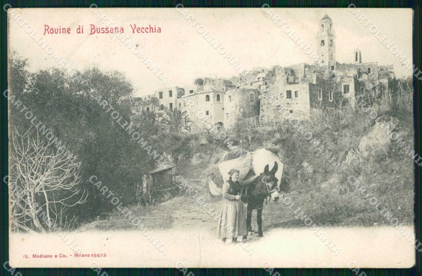 Imperia Sanremo Bussana Rovine Città Vecchia Modiano 15673 cartolina RB6347 – fronte
