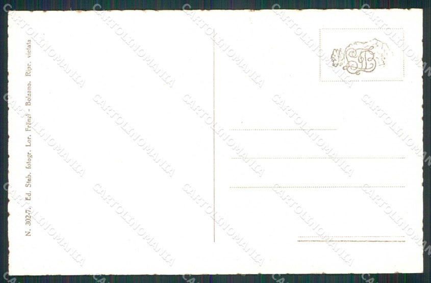 Bolzano Brunico Parte col Castello Franzl 302 7 cartolina RB6395 – retro