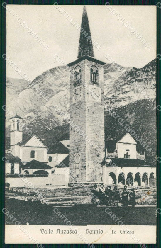 Verbania Bannio Valle Anzasca Chiesa cartolina RB6403 – fronte