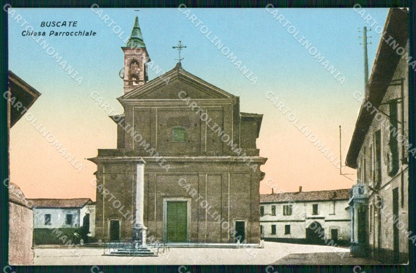 Milano Buscate Chiesa Parrocchiale cartolina RB6406 – fronte