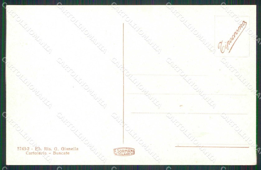 Milano Buscate Chiesa Parrocchiale cartolina RB6406 – retro