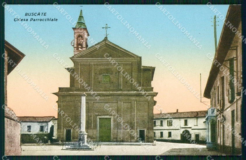 Milano Buscate Chiesa Parrocchiale cartolina RB6407 – fronte