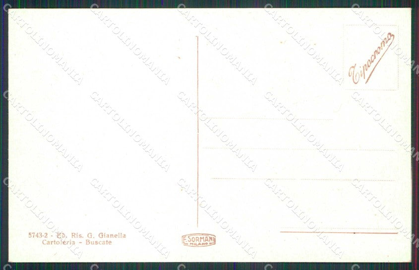 Milano Buscate Chiesa Parrocchiale cartolina RB6407 – retro