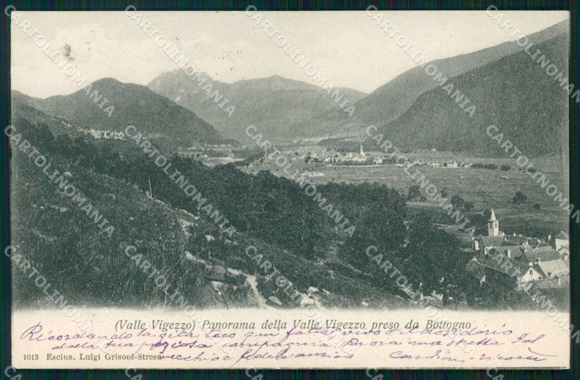Verbania Santa Maria Maggiore Buttogno Valle Vigezzo cartolina RB6426 – fronte