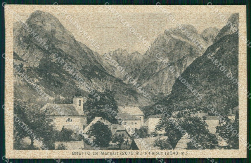 Slovenia Bretto Mangart Falouc cartolina RB6430 – fronte