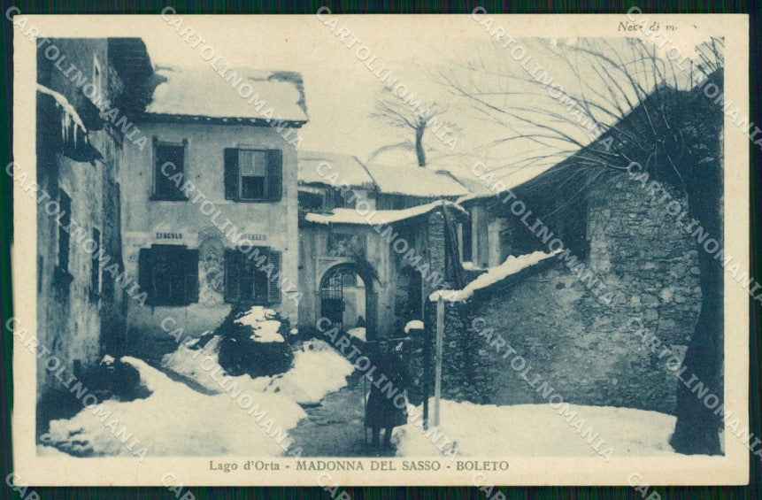 Verbania Madonna del Sasso Boleto Lago d'Orta cartolina RB6435 – fronte