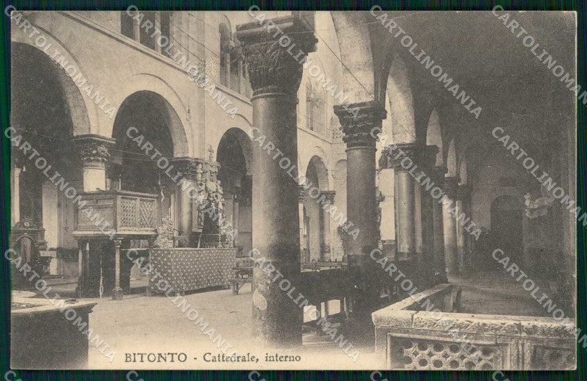 Bari Bitonto Interno della Cattedrale cartolina RB6436 – fronte