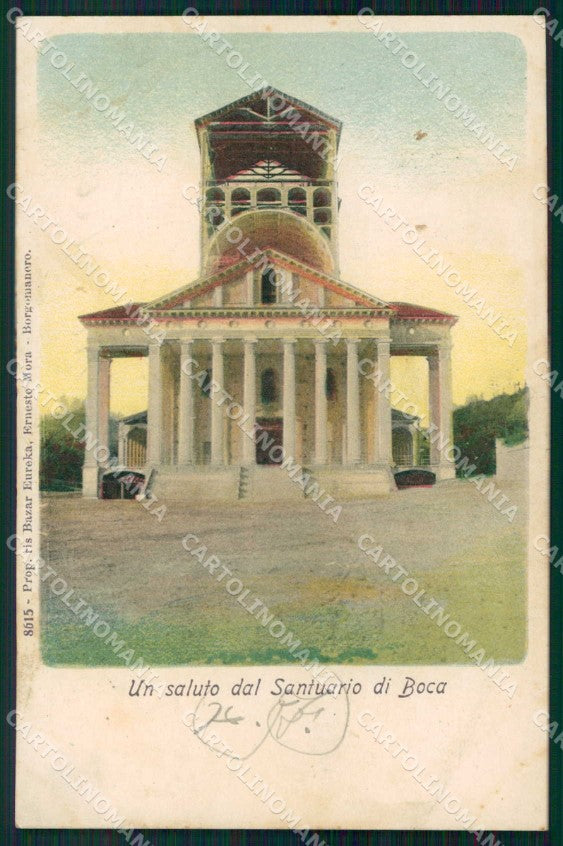 Novara Boca Saluto da Santuario cartolina RB6442 – fronte