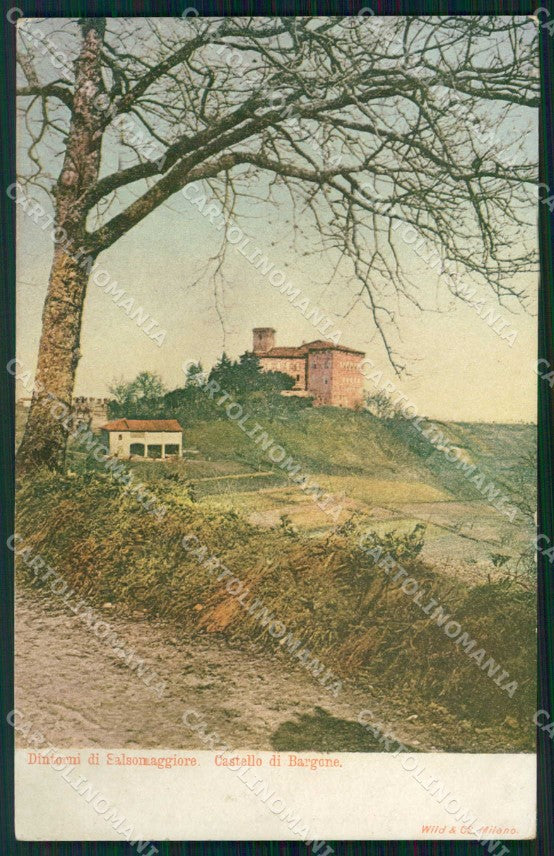 Parma Salsomaggiore Terme Bargone Castello cartolina RB6449 – fronte