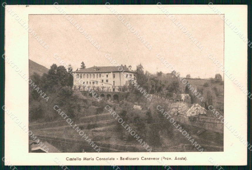 Torino Baldissero Canavese Castello Maria Consolata cartolina RB6452 – fronte
